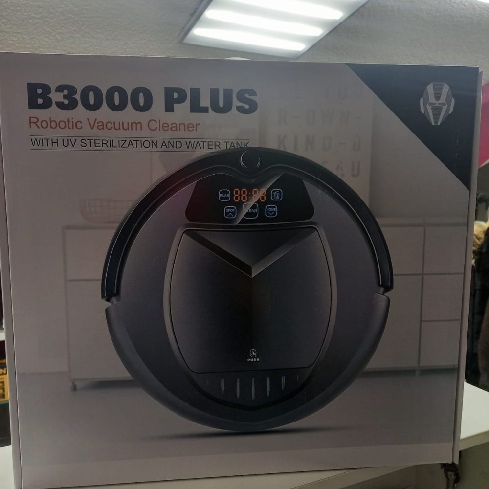 Робот-пылесос IECTROUX B3000 PLUS для сухой и влажной уборки с УФ-лампой