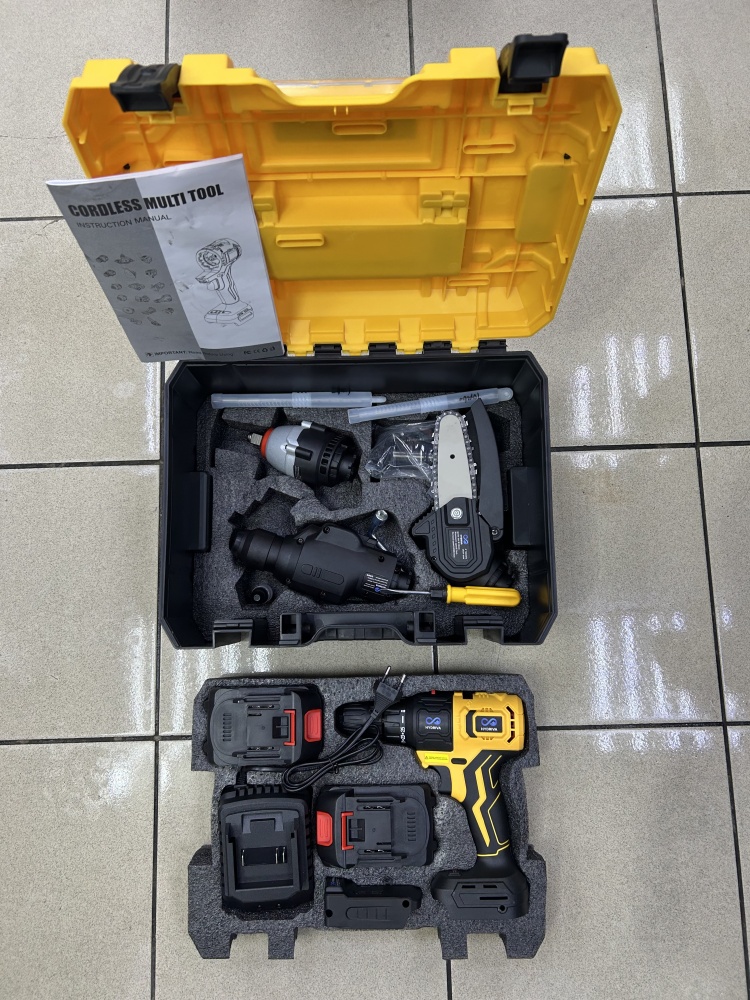 Набор электроинструментов аккумуляторных 4в1