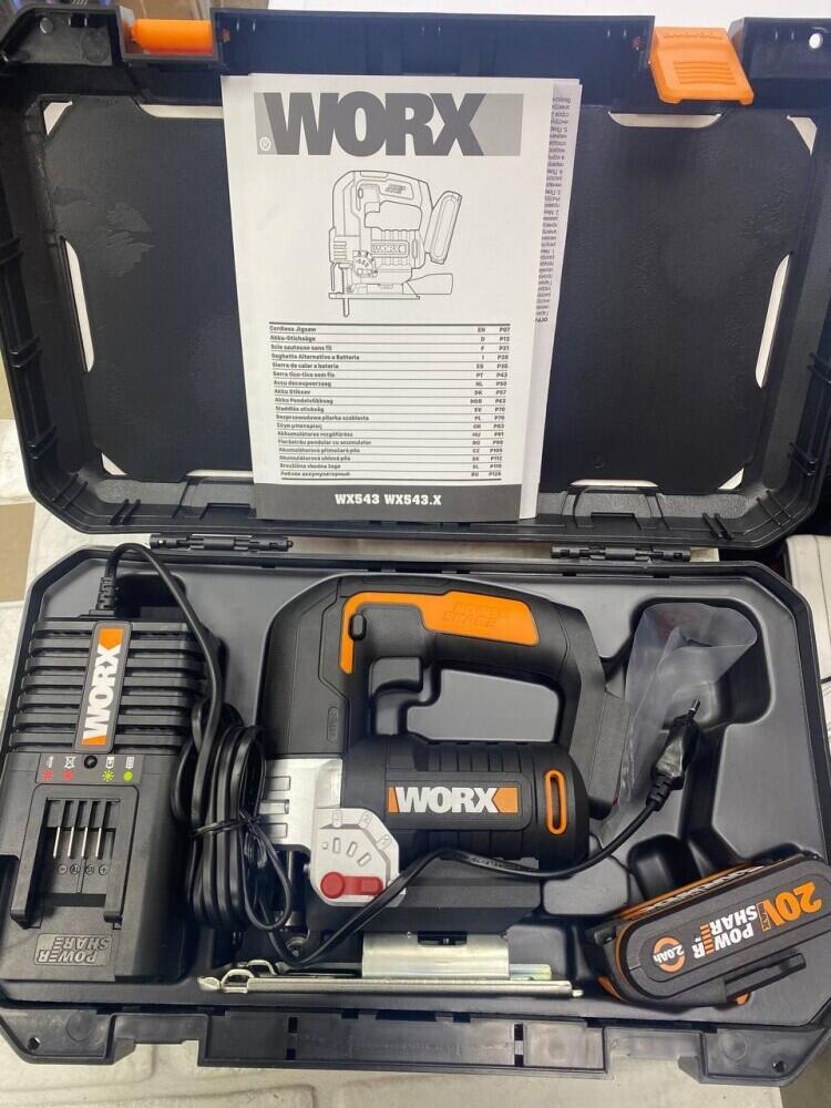 Лобзик Аккумуляторный Worx WX543