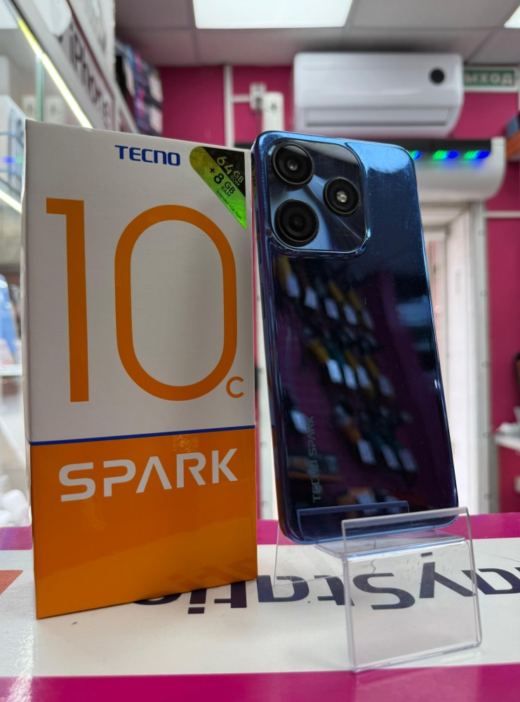 Мобильный телефон Tecno Spark 10C 4/64gb NFC