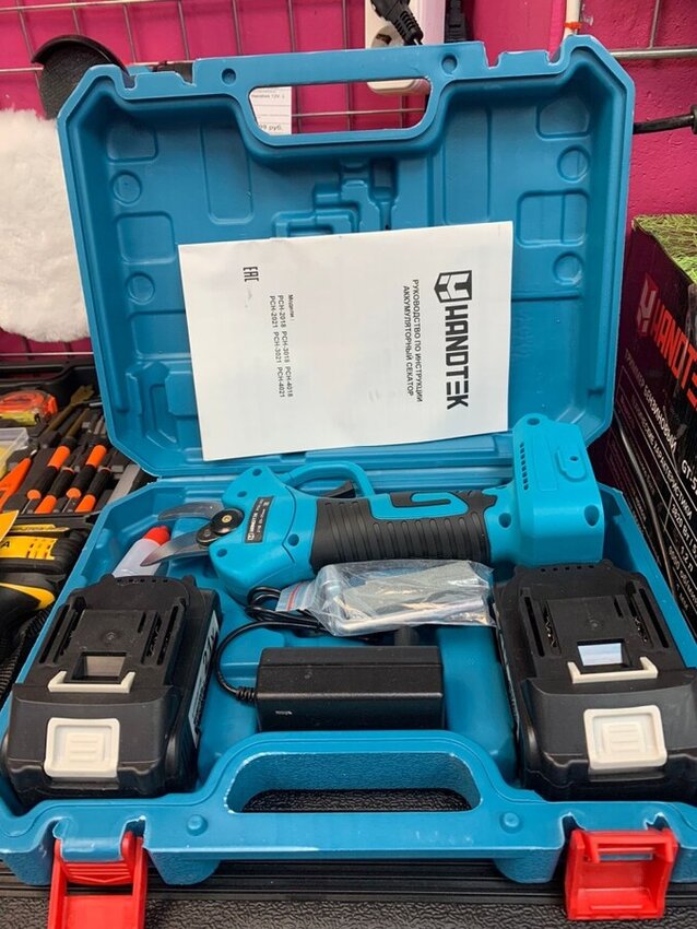 Секатор Аккум. Handtek PCH-2023