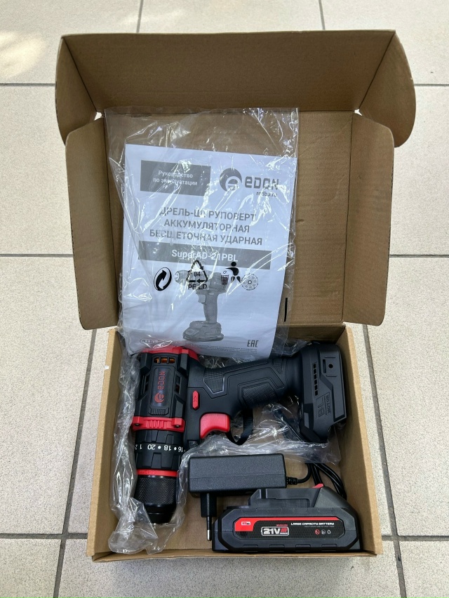 Шуруповерт Edon super ad-21pbl