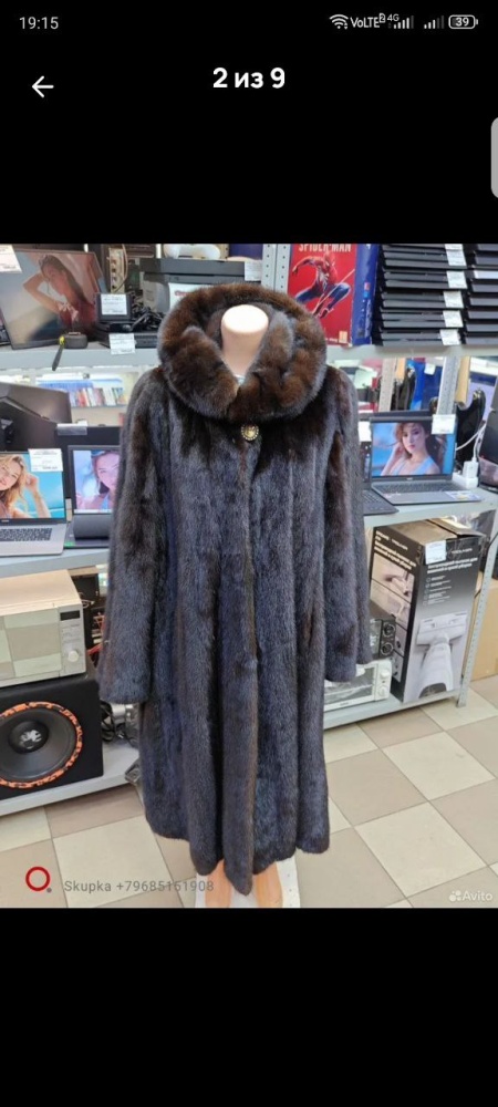 Шуба норковая 58-60