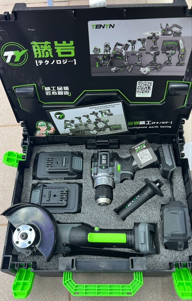 УШМ+Шуруповёрт Tenin