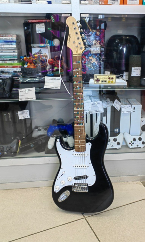 Электрогитара Caraya E200LF-BK леворукая