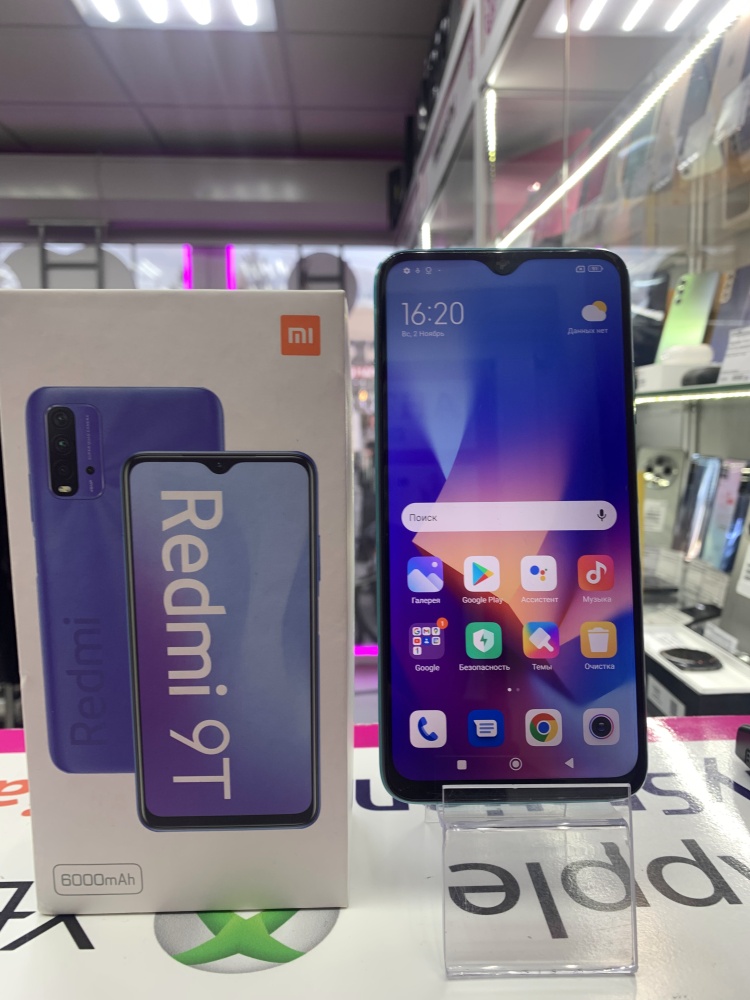 Смартфон Xiaomi Redmi 9T 4/64gb