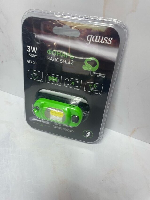 Фонарь gauss gf408