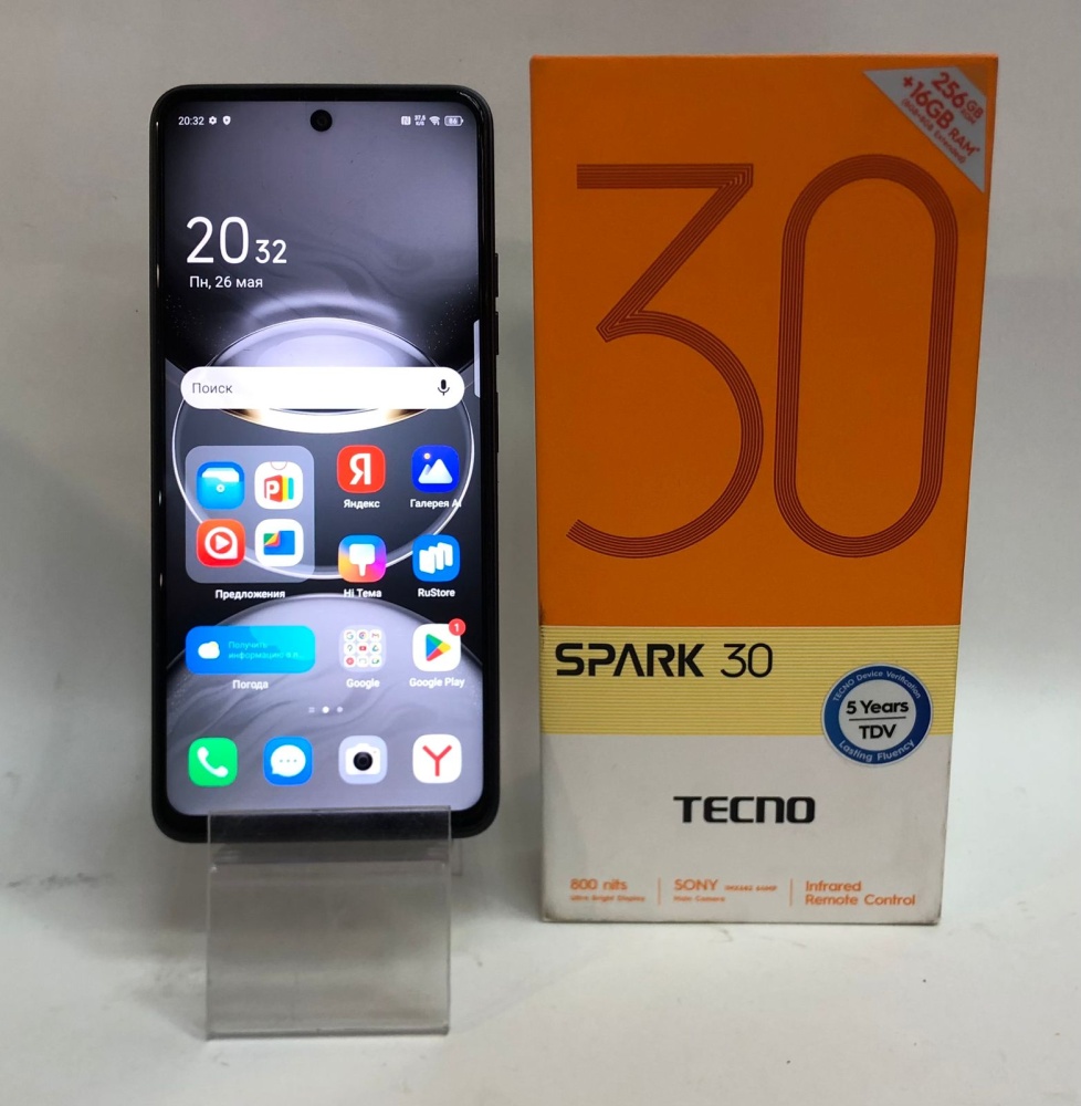 Мобильный телефон Tecno Spark 30 8/256