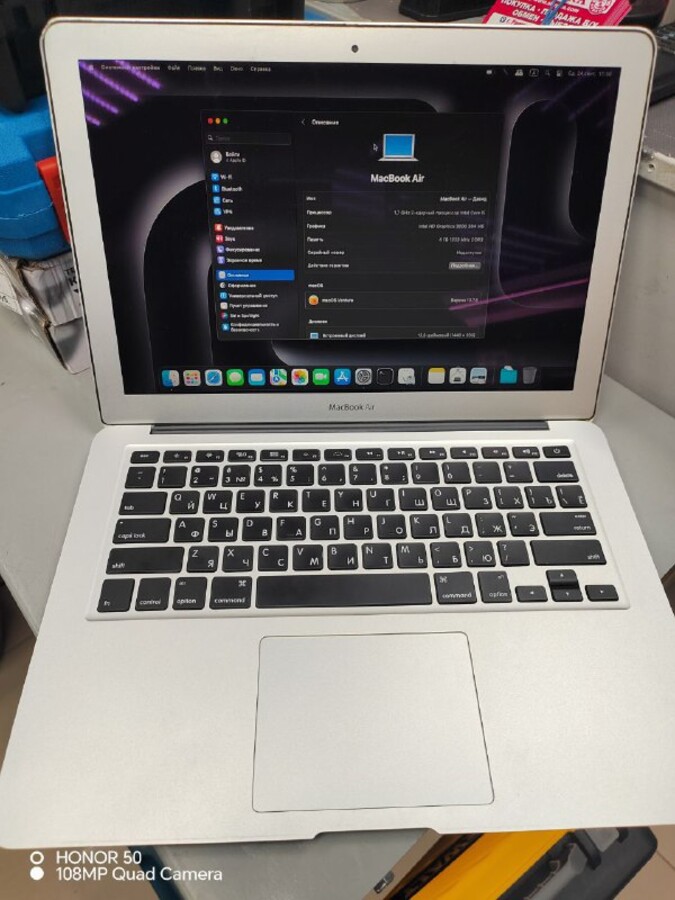 Ноутбук Macbook Air А1369