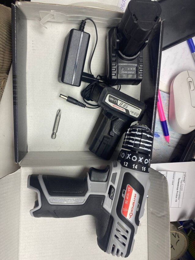 Шуруповерт  Интерскол ДА-18ЭР 35