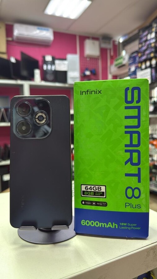 Мобильный телефон Infinix Smart 8 Plus(4\64)