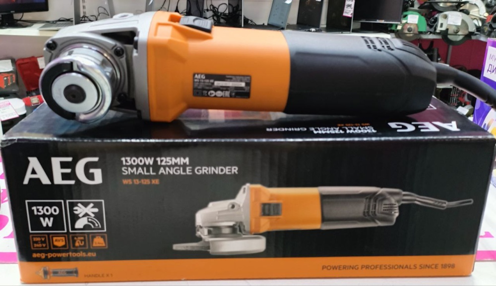 УШМ (Болгарка) AEG WS13-125XE