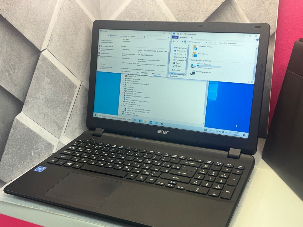 Ноутбук Acer Celeron N3060 1.60*2/4/500