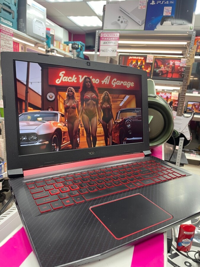 Ноутбук Acer Nitro intel Core i5-8300H/8*2.3GHz/16Gb RAM/2Tb HDD/256Gb SSD/GeForce GTX 1050Ti 4Gb