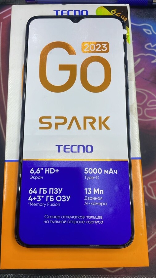 Мобильный телефон Tecno Spark Go 2023 4/64