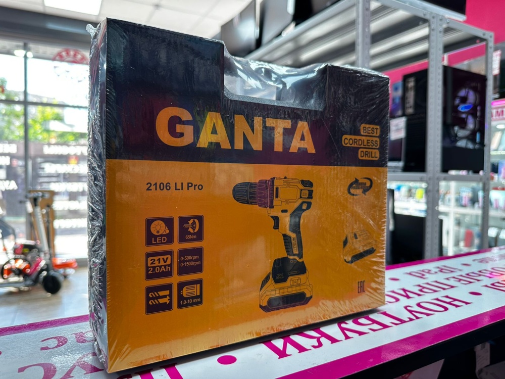 Шуруповерт Ganta 2106 li pro