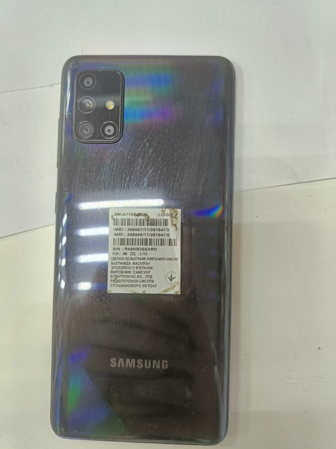 Смартфон Samsung A71, 6/128