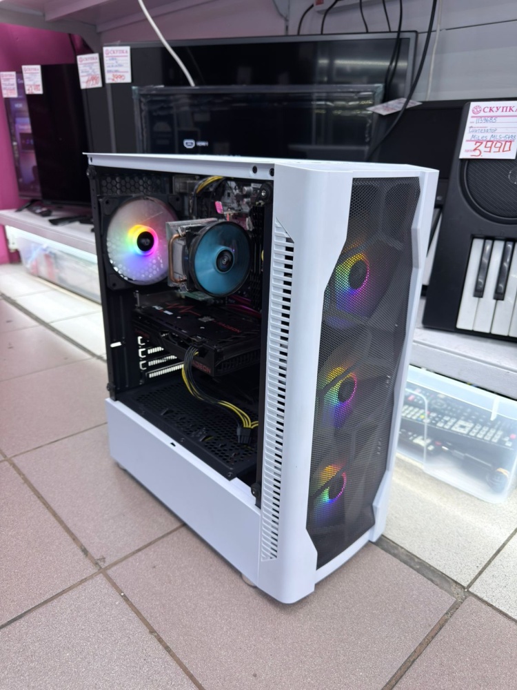 Системный блок AMD Ryzen 7-3700X\16\ssd 1tb\hdd 1tb\RX 6600
