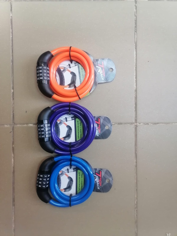 Замок велосипедный Top Race 120 cm