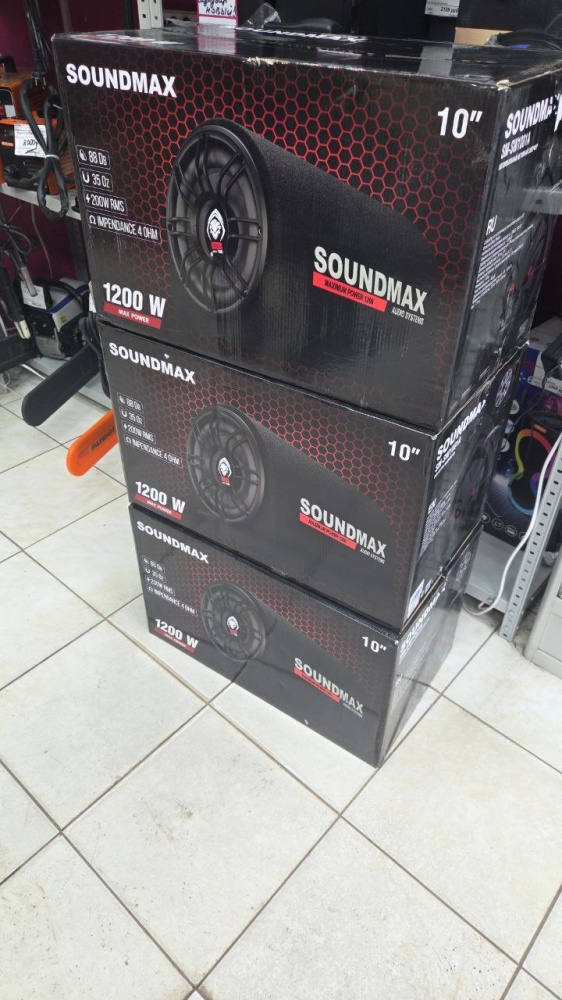 Сабвуфер Soundmax 1200w