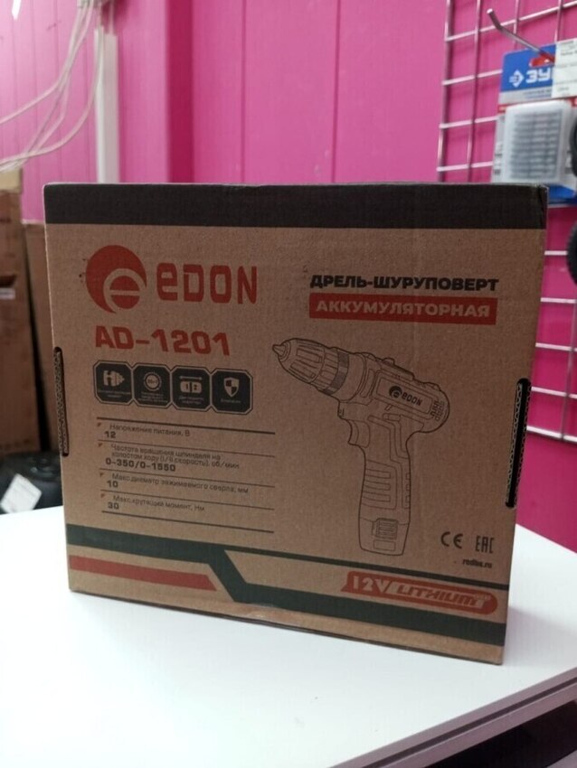 Шуруповерт Edon 1201