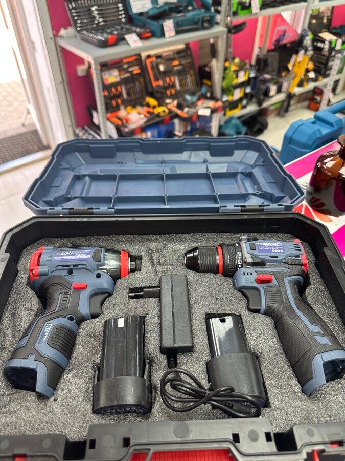 Шуруповерт+Винтоверт Zoka Brushless