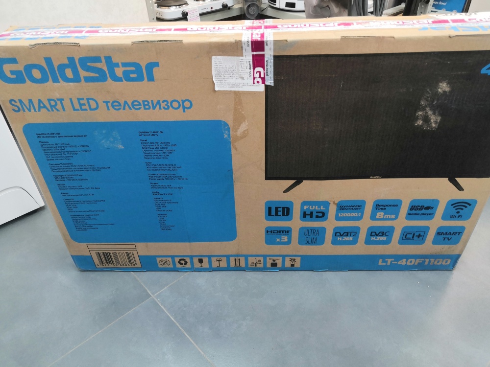 Телевизор Gold Star 40" смарт